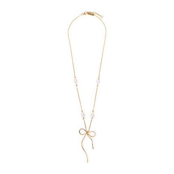 Marni Gold Brass And Pearl Necklace - NWT - Picture 1 of 4